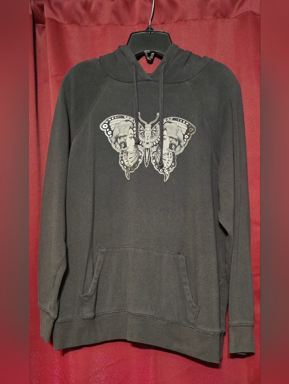 torrid Black Butterfly Graphic Zip-Up Hoodie